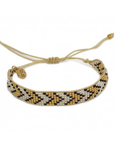 Pulsera espiga tipo miyuki...