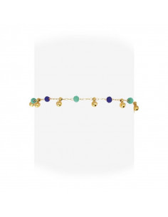 Pulsera multicharm azul y... 2