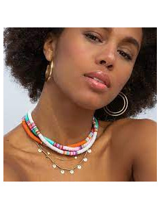 Collar multibolas amarillo 2