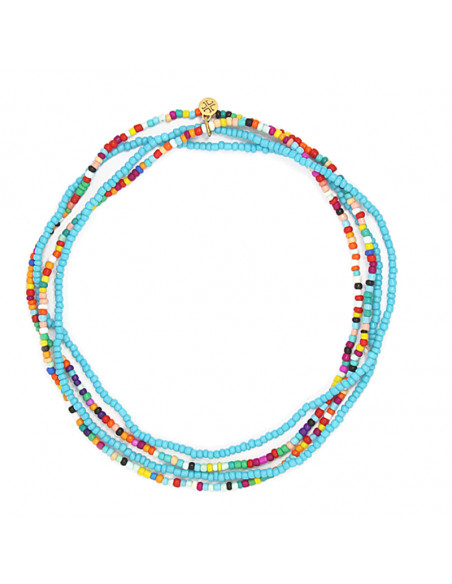 COLLAR/BRAZALETE/CADENA DE,CINTURA MULTIFUNCIONAL MIYUKI DOBLE FELXIBLE