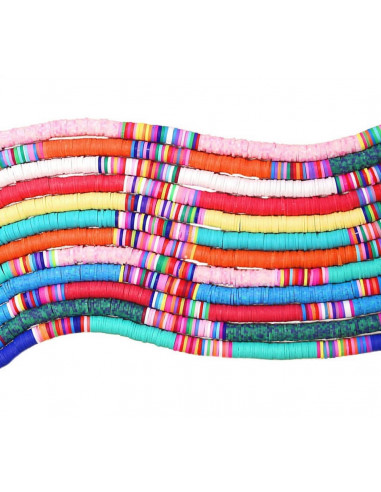 Collar multibolas amarillo