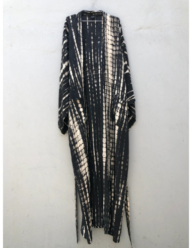 Kimono Tie-Dye Negro + bolsa