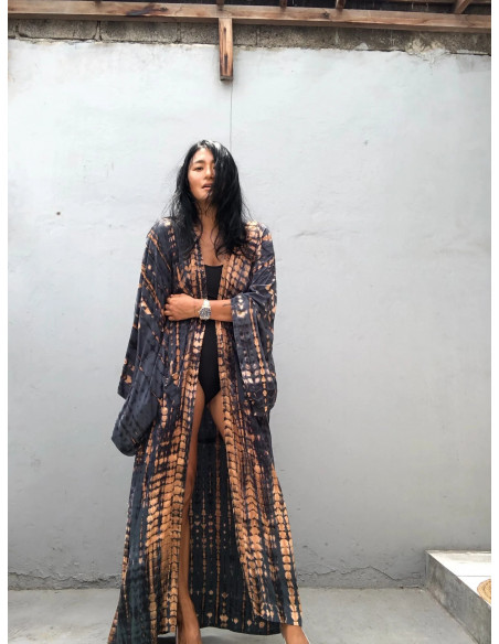 Kimono Tie-Dye + bolsa