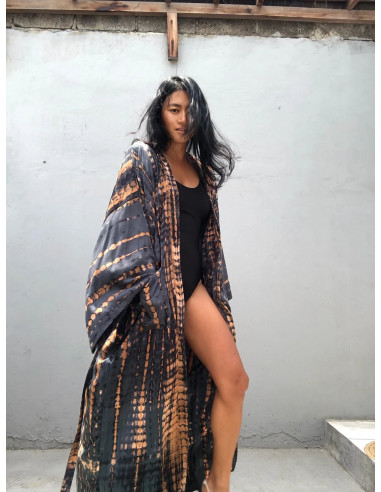 Kimono Tie-Dye + bolsa