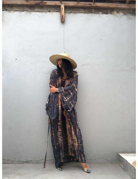 Kimono Tie-Dye + bolsa