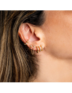 Pendiente doble estrella y... 2