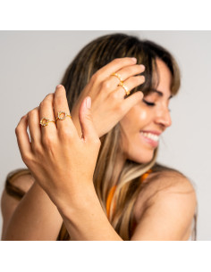 Anillo círculo con... 2