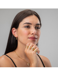 Anillo doble abierto. 2