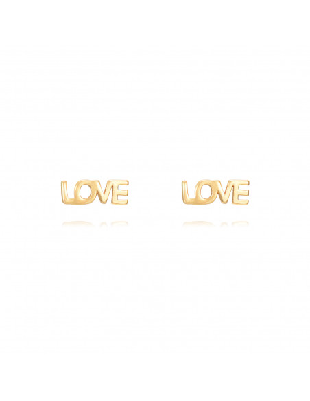 Pendiente LOVE  7 mm.
