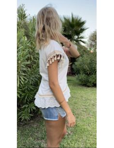 Camiseta con pasamanería. 2