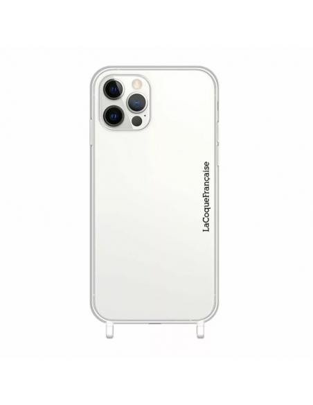 Funda iPhone 12/12PRO transparente a prueba de golpes con anillos de silicona transparente